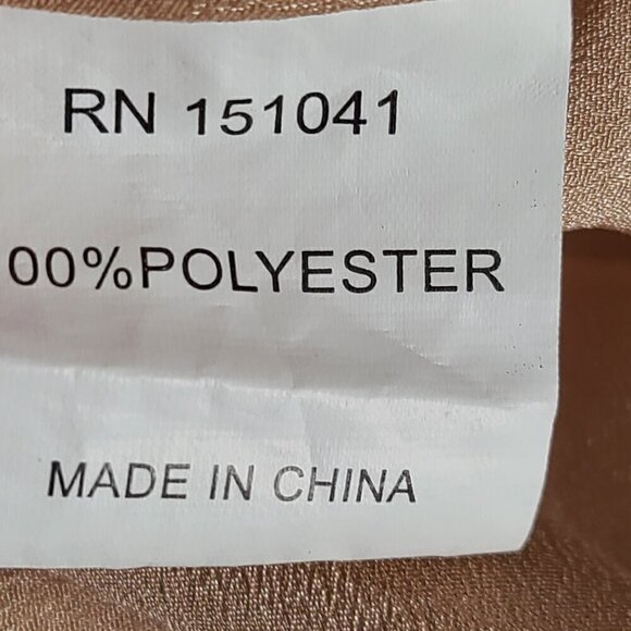 FEW MODA Blush Beige Fit Flare Bishop Sleeve Choker Dress - Picture 7 of 7